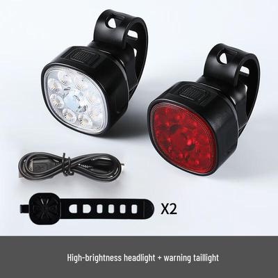 MengPao USB-C Wiederaufladbares Fahrradlicht Set