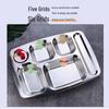 Stainless Steel Compartmented Lunch Tray