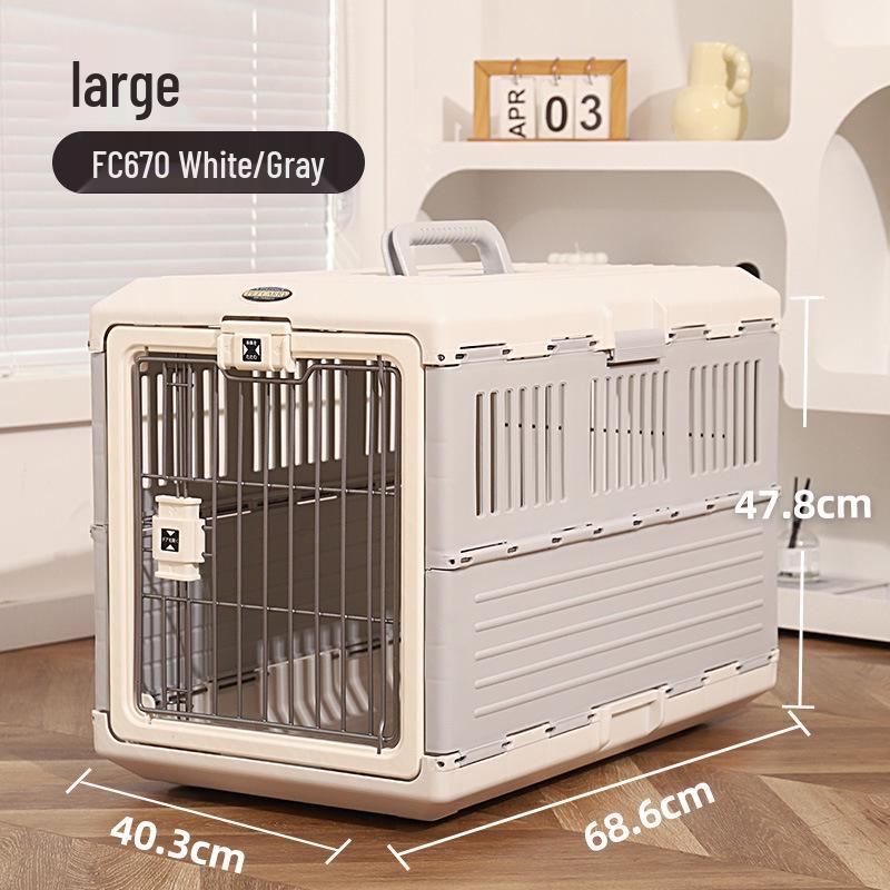 Foldable Pet Airline Carrier for Cats & Small Dogs - Alice Model
