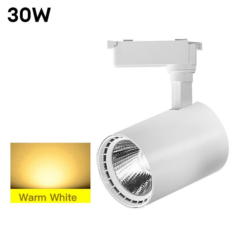COB Spotlight 220V LED Tracking Light Rail Lamp LED 20/30W Ceiling Spotlight Surface Mount Decoration Light for Mall Exhibition
