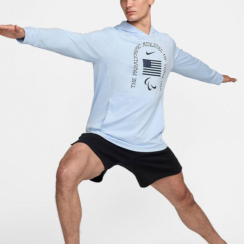 

New Nike Usa Restore Men s Nike Dri FIT Yoga Lightweight Hoodie FZ3169-477 M