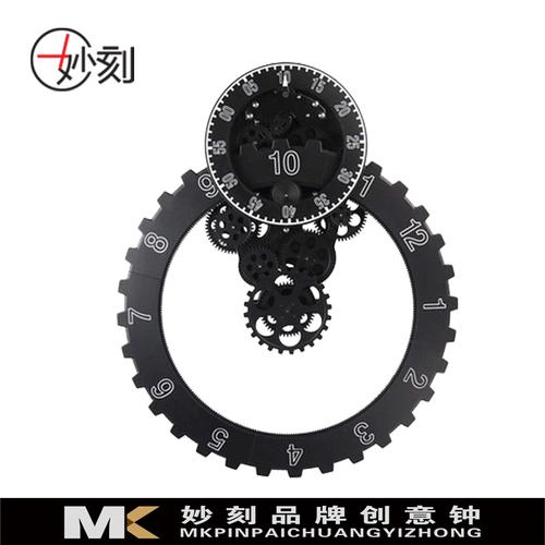Creative Large Gear Wall Clock Modern Design Silent Mechanism 33d Watch Metal Living Room Gear Clocks Wall Home Deocr Gift Ideas