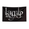 Flaga Zespołu Heavy Rockowego L-Lamb Of Gods 3x5 stóp Baner Poliestrowy z Nadrukiem Cyfrowym do Dekoracji Ściany w Sypialni Dekoracja Gobelinowa na Zewnątrz