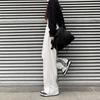 Unisex Striped Casual Sports Pants - Loose Fit, Straight Cut, Trendy Spring Style