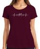 Bicycle Heartbeat Ecg Bicycle Love Pulse Cyclist Road Bike Biker Unisexs Tshirt