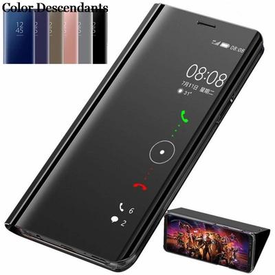 Rot Mi 14C 13C Spiegel Flip Telefon Abdeckung Für Xiaomi Redmi Hinweis 13 Fall Xiomi Redmi 12 12C 14C 10 Magnetische stand Coque Xiaomi13 14T POCO F6 Pro