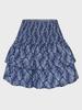2023 Women's Pleated Ruffle Mini Skirt - Floral Print, 13 Colors Available