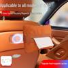 Compatible with Zhi Jie R7/S7: Magnetic Suede Plush Tissue Holder Box for Car Interiors