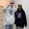 2026 Spring/Autumn Korean Style Couple's Casual Hooded Sweatshirt - Trendy Hong Kong Pullover.