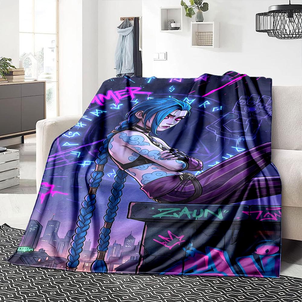 Cyberpunk Future Cityscape Blanket Soft Throw Blanket For Home Bedroom Bed Sofa Travel Office Solid Christmas Blanket