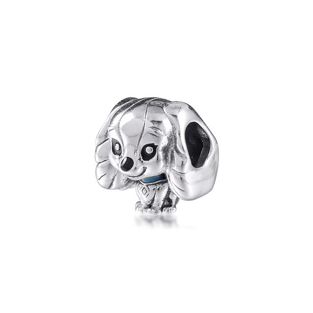 Fits Europe Bracelet Charms 925 Sterling Silver Love Heart Dangle Beads for Women Girls DIY Jewelry Making Gift Kralen