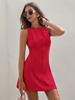 Summer Women's New Sleeveless Mid-Length Skirt Fashion Temperament Pleated Slim Fit Bodycon Dress