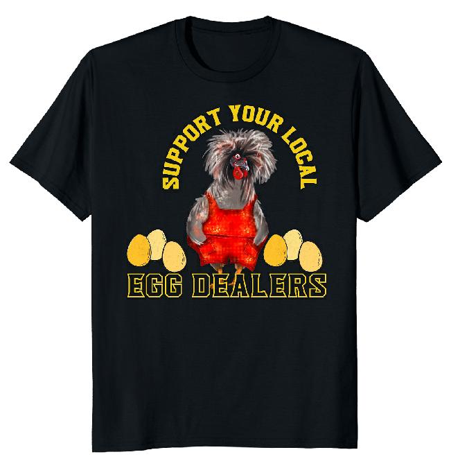 

Футболка унисекс «Поддержите местного продавца яиц»