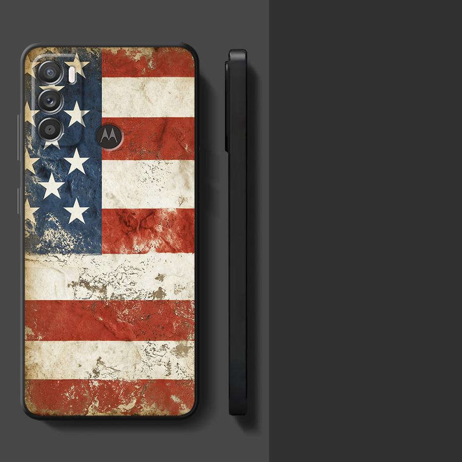National Flag Pattern Phone Cover Case for Motorola Moto Edge 20 Pro 30 Lite G22 Edge40 G32 G50 G60s G71 G53 G30 G51 G73 G52