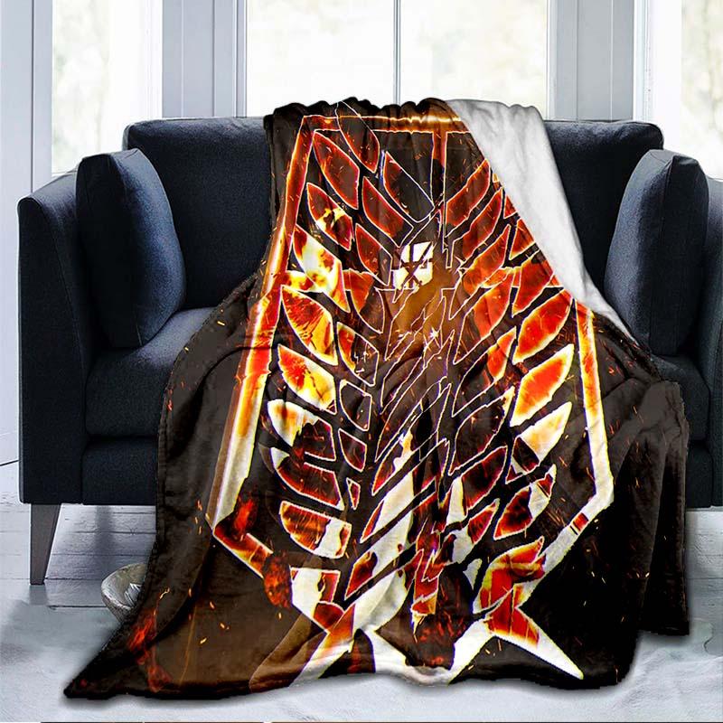 

Ковдра з принтом Attack on Titan. Ковдра. Фланелева ковдра. М’яка ковдра для дому. Диван. Диван. Диван. 75x90cm