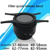Multiple Compatible Camera Filter Quick Release Tool Lightweight Plastic Construction Outdoor Photography Accessory