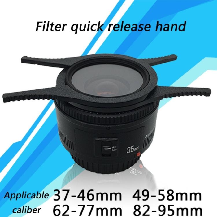 Multiple Compatible Camera Filter Quick Release Tool Lightweight Plastic Construction Outdoor Photography Accessory