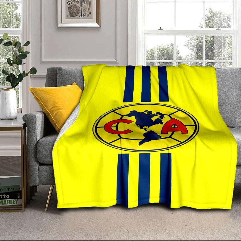 Club America Emblem Portable Blanket/Soft Blanket Bedding Blanket Suitable for Travel Camping Living Rooms Offices Sofas Fan Gifts