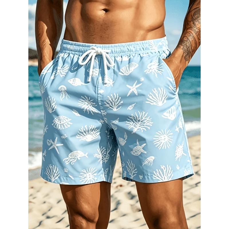Kokospalmen 3D-gedruckte Badeshorts Palmen-Grafik Boardshorts für den Sommer Harajuku Hawaiianisch Coole Badehosen