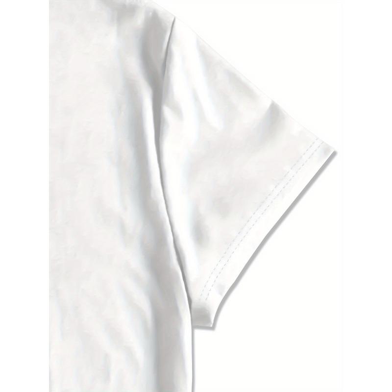 European Size Spring and summer casual short-sleeved top, printed round neck T-shirt, Women's clothing