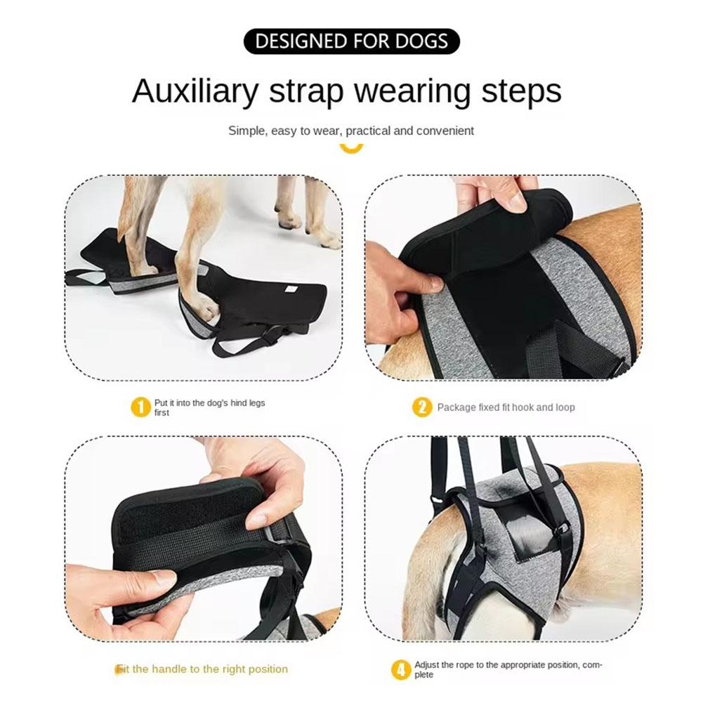 Adjustable Dog Lift Harness Leg Hip Support Pet Rear Leg Support For Old Disabled Joint Injuries Dog Back Leg Hold Pet Acce E4G6