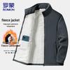 ROMON Men's Autumn Winter Warm Fleece Jacket