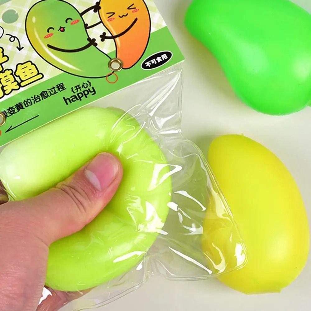 

Simulated Mango Pinch Toy Slow Rebound Banana Squeeze Toy Sensory Toy Practical Jokes