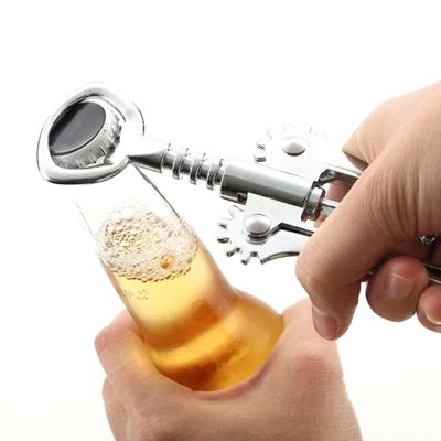 Şampanya Şarap Şişe Açacağı Metal Kanat Tipi Tirbuşon Restoran Mutfak Aracı