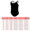 Double Camisole Girls Ballet Leotard Elastic Ballerina Outfits Fashion Dance Bodysuit  Performance