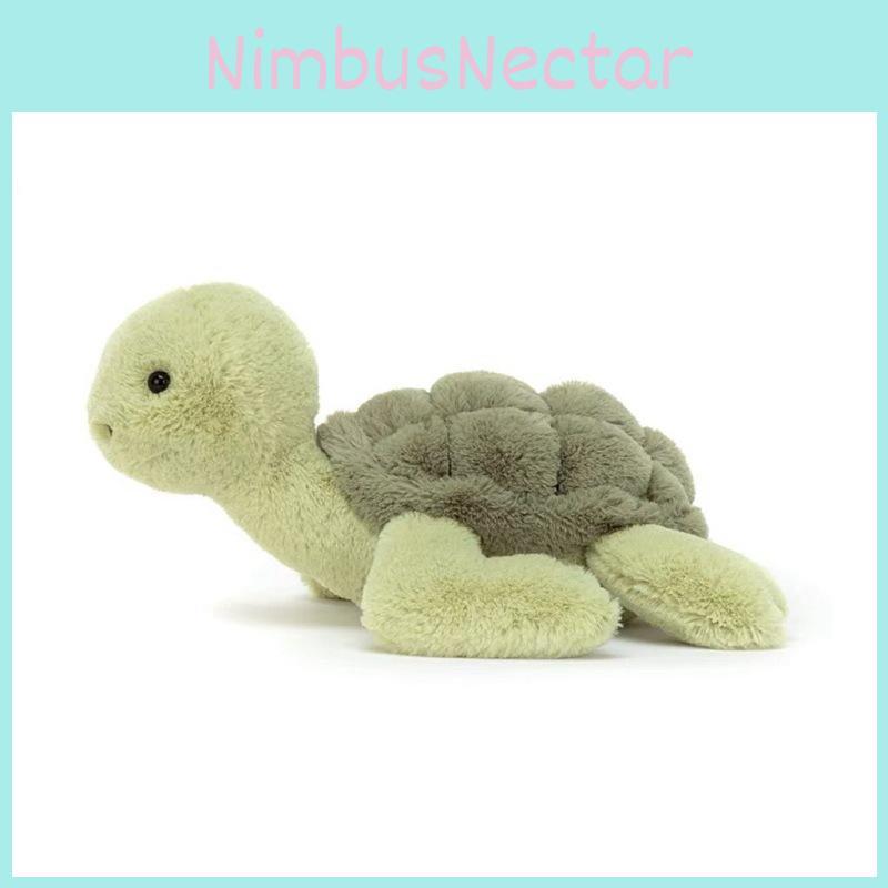 Turtle Cute Little Plush Toy Cartoon Green Hair Girl Sleeping Companion Gift