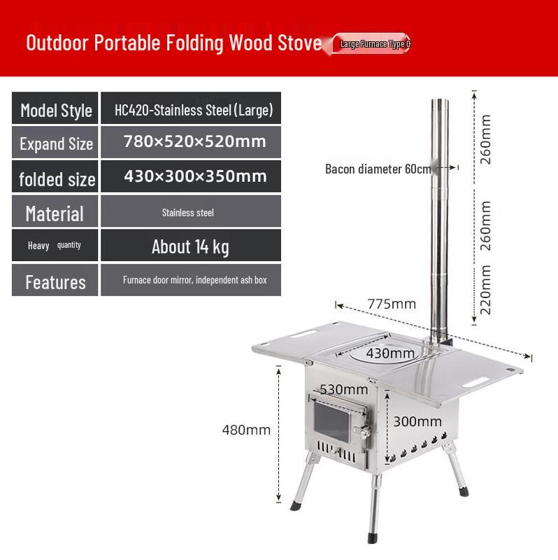Portable Outdoor Camping & BBQ Cassette Stove