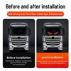 2Pcs LED Devil's Eye Truck Windshield Rear Warning Light Demon Animation Display Auto Decoration Accessories