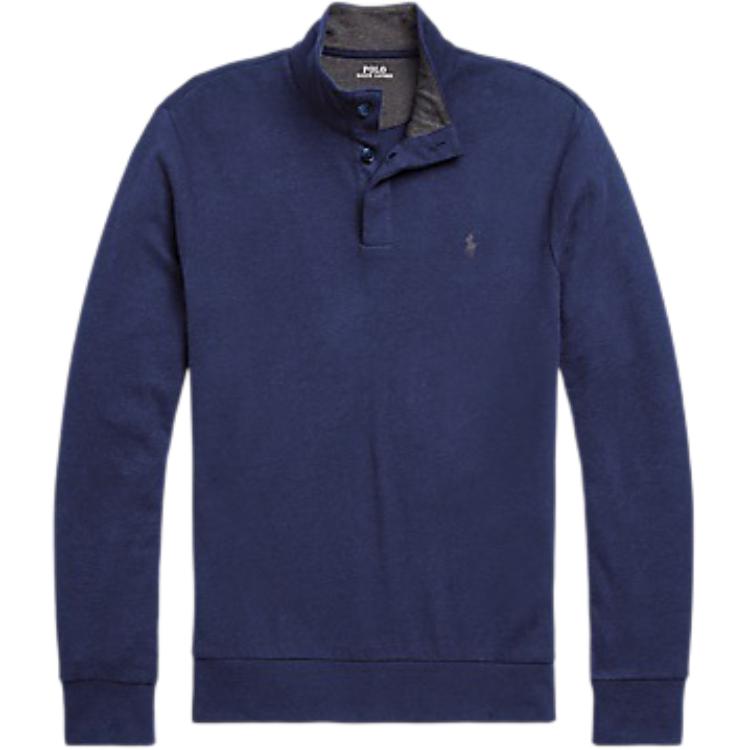 

Polo Ralph Lauren Логотип Вышивка Стойка Воротник Пуловер Длинный Рукав Толстовка Мужская толстовка 710916623-001 S