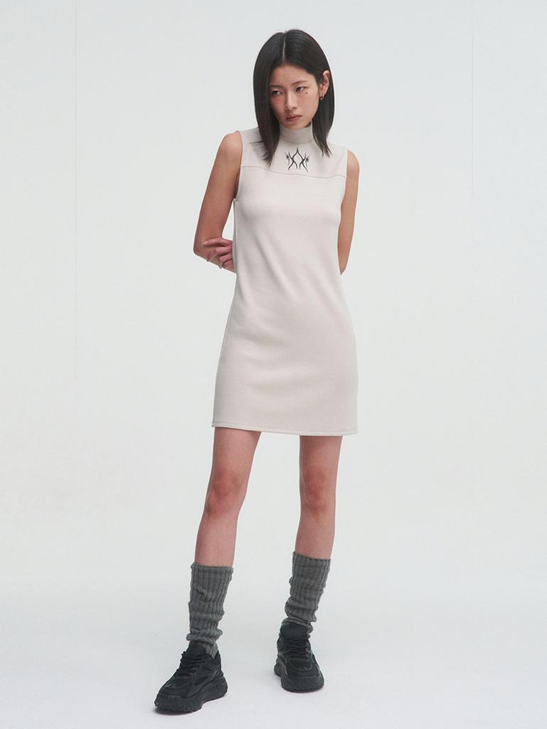 TUOMIO Flame Mini Dress [Ivory]