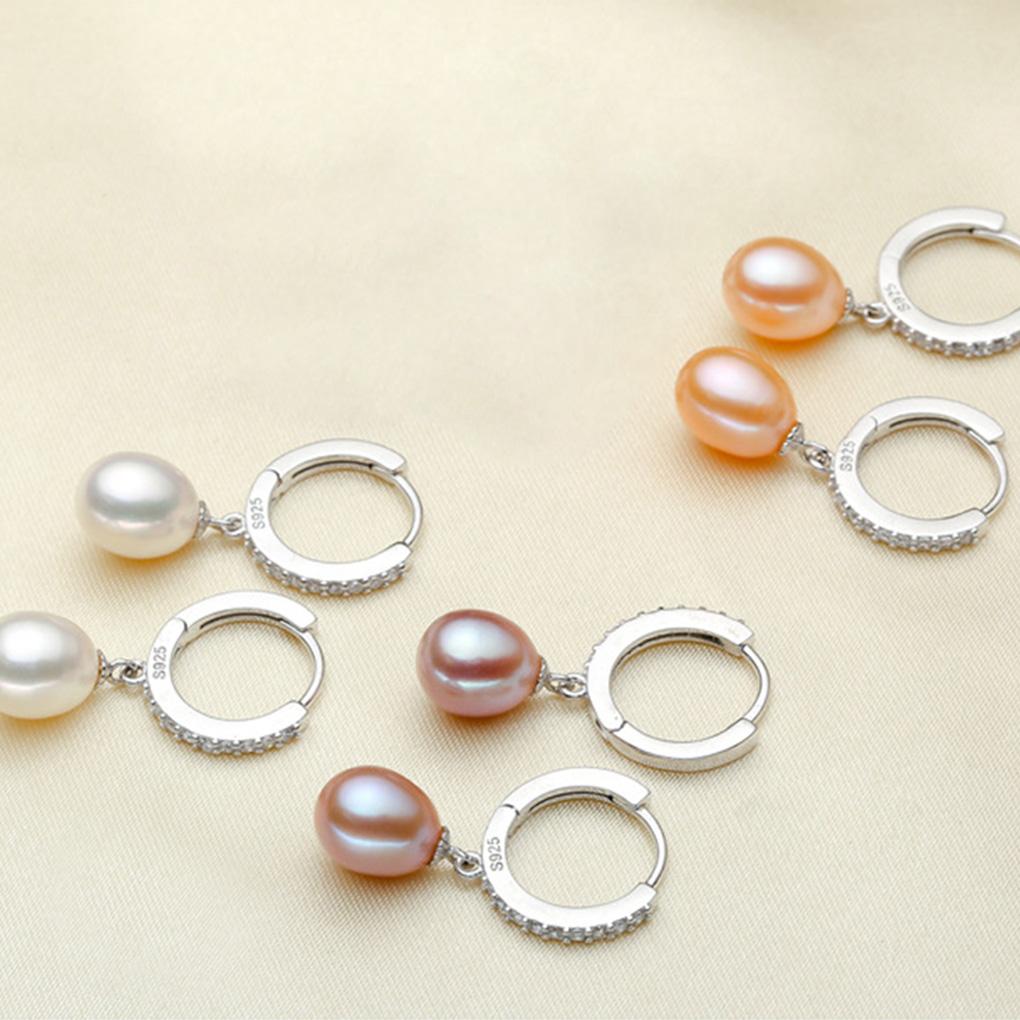 2X Pearl Earring Ear Pendent Fashion Jewelry Multicolored Fine Workmanship Rustproof Sweet Gift Women Supplies