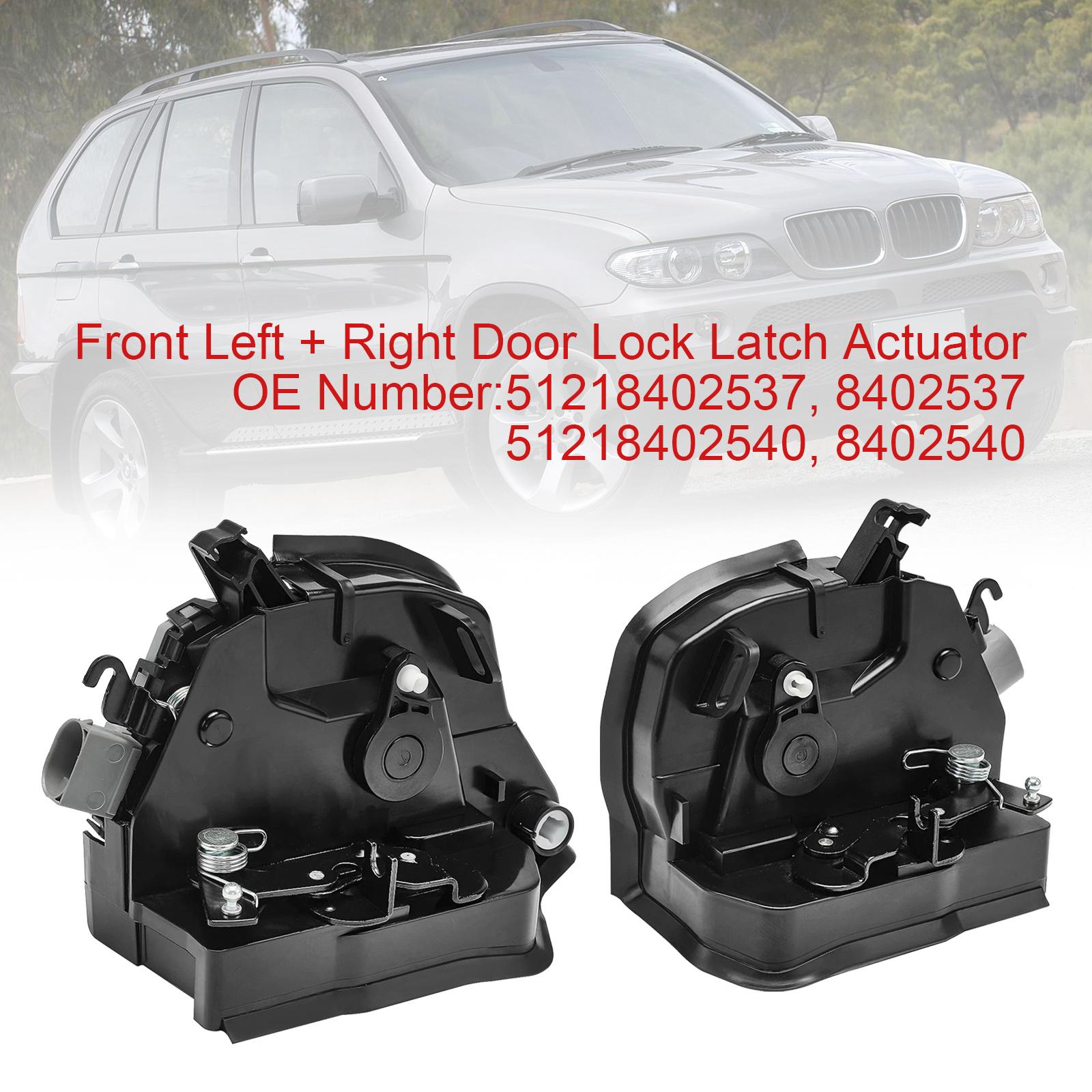 

Pair Front Door Lock Latch Catch Actuator 51218402537/540 For BMW X5 E53 00-06
