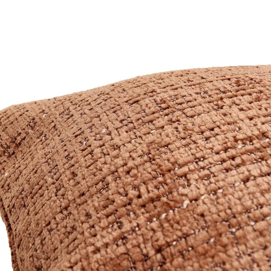 Chenille-Sofakissen: Große, weiche Rückenlehne für Zuhause oder Bett, Niedriges Zierkissen