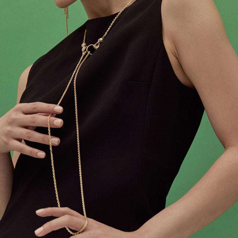 

PANACHE CHASUNYOUNG Grab Your Eye Rope Chain Long Necklace One