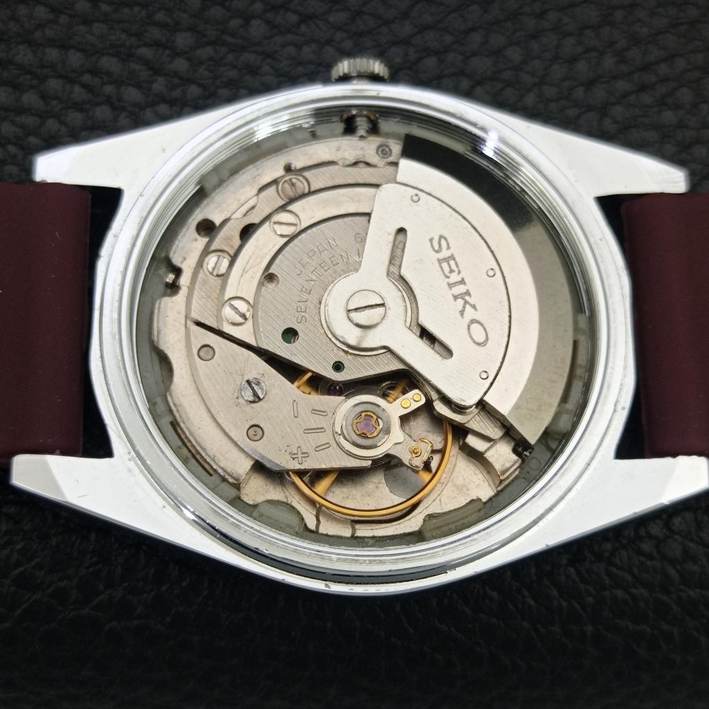 REFURBISHED SEIKO AUTOMATIC 6309A JAPAN MENS VINTAGE BROWN DIAL WATCH a443170-1