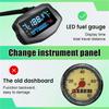A82M-Universal Speedometer Water Temperature And Oil Gauge Odometer LCD Instrument