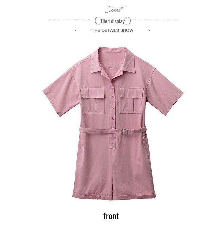2026 Summer Women's Loose Korean Jumpsuit - Internet Celebrity Style