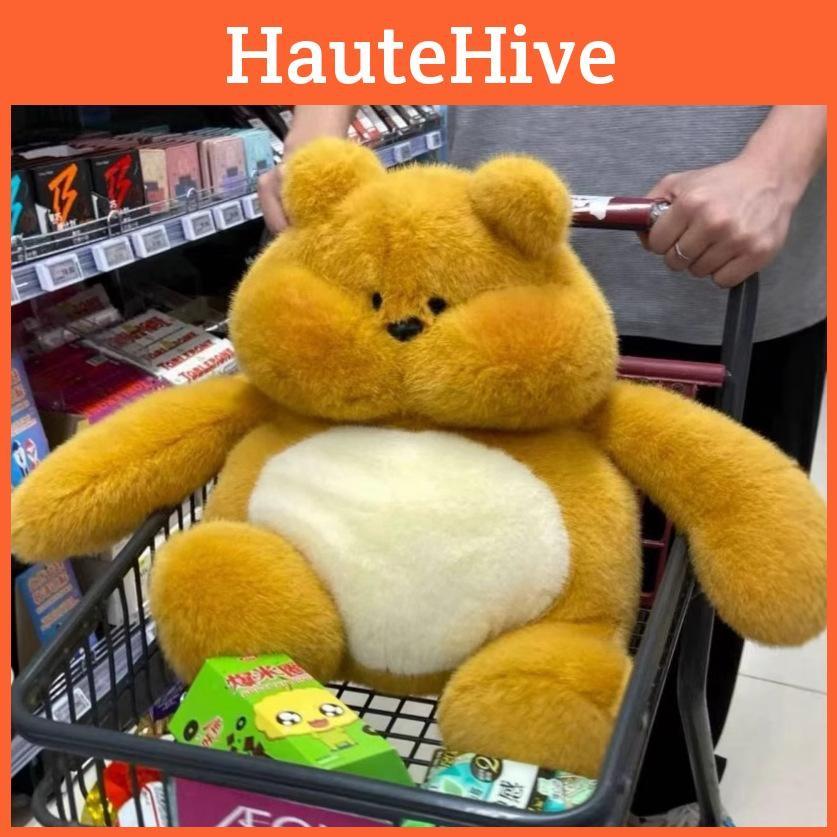 Adorable Cartoon Plush Toy Bear Pp Cotton Filling Children Sleep Play Comfort