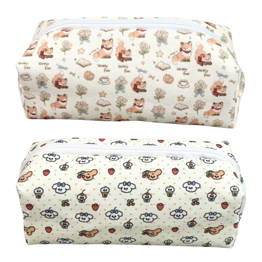 Animal Stationery Bag Large Capacity Storage Bag Cute Pen Bag  Gift