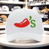 Chilis Logo Style Red Pepper Baseball Cap Unisex Polyester Adjustable Casual Outdoor Cap