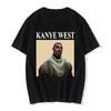 Funny Kanye West Women T-Shirt Women Vintage Hip Hop Rap Style Tshirt Men Women Short Sleeve T Shirt Streetwear Oversized