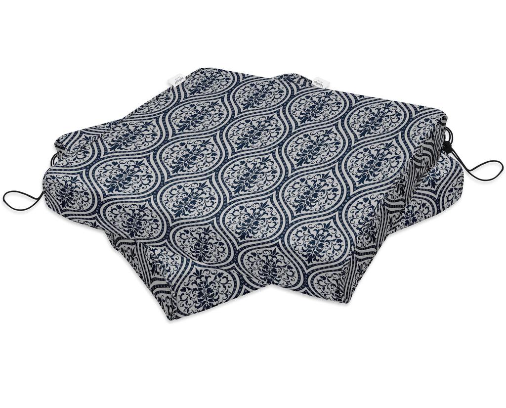 Vargottam Perfect Outdoor Indoor Square Corner Seat Cushions Water-Resistant Lounge Chair 18.5" X 16" Home Office Patio Furniture