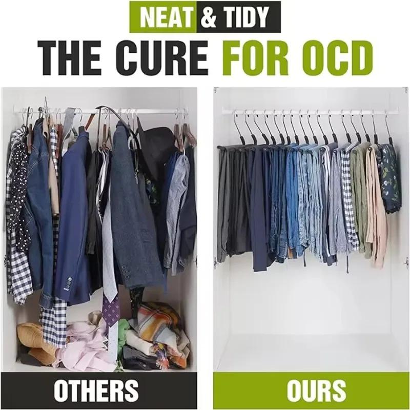 10 Pcs Stainless Steel Goose-shaped Pants Rack Non-slip Household Telescopic Clothes Rack Multi-layer Storage Clothes Rack