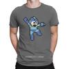 Megamans Creative TShirt for Jump'n Shoot Round Collar Pure Cotton T Shirt Hip Hop Birthday Gifts Tops Unisex