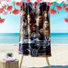 Supernatural Print Beach Towel, Large Soft Quick Dry Towel for Beach Camping Swimming
