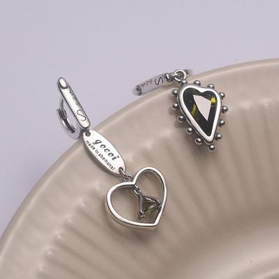 Δώρο κοσμημάτων για πάρτι Asymmetric Letter AB Heart για γυναίκες